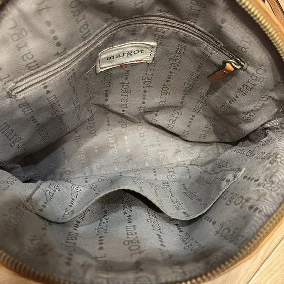 Margot Tan Leather Women's Backpack. - Picture 10 of 12